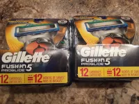 Cartouches de rechange pour lames de rasoir Gillette Fusion5 pour hommes, 12, 8 et 4 unités